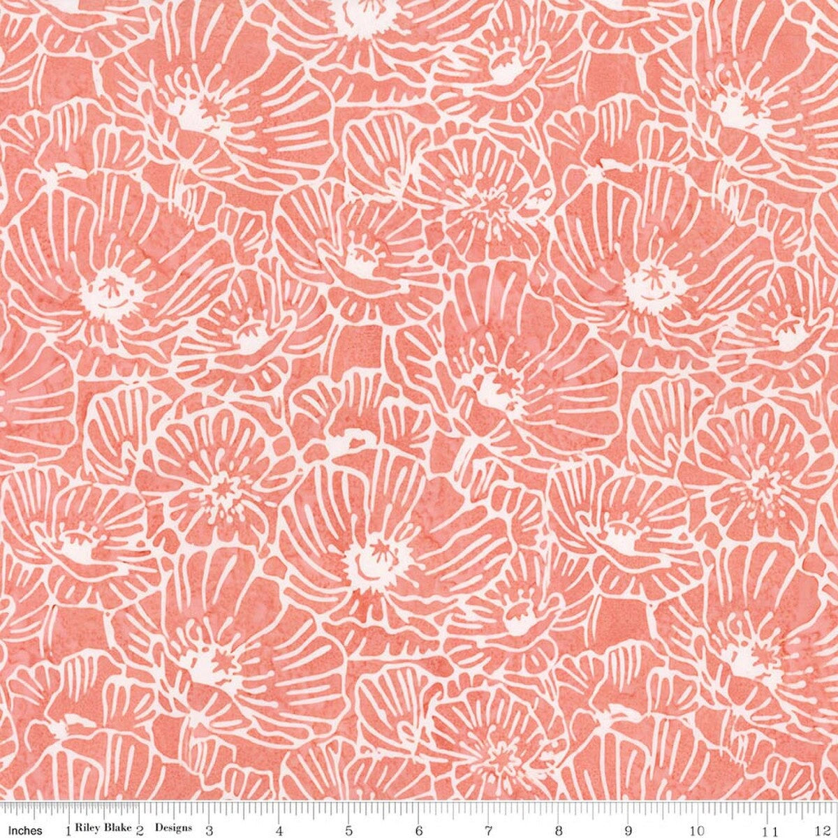 Poppy Seeds Quartz Pink Batik Fabric Yardage - quilt fabric for sewing and quilting projects