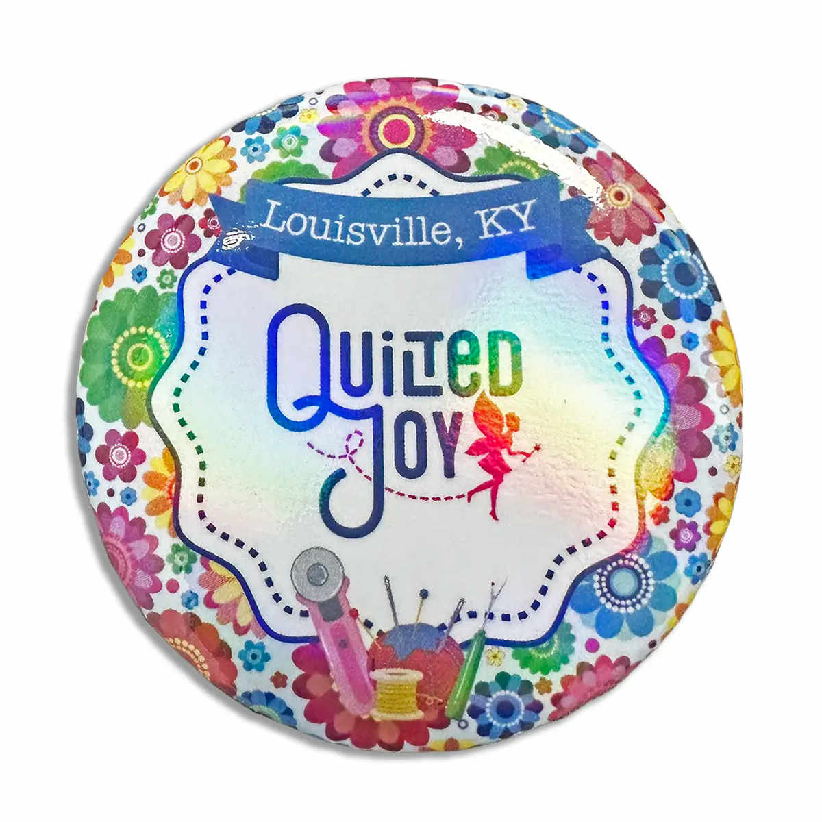 Quilted Joy Button - quilting supply from Quilted Joy