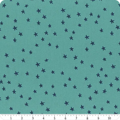 Starry Turquoise 108" Wide 3 Yard Quilt Fabric Back Pack