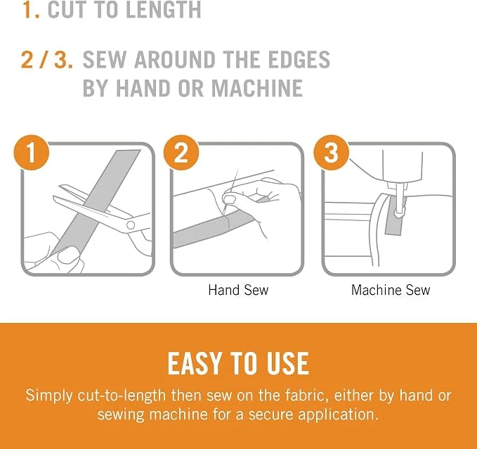 VELCRO brand easy to use sew-on fastener strip