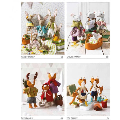 Felt Animal Families