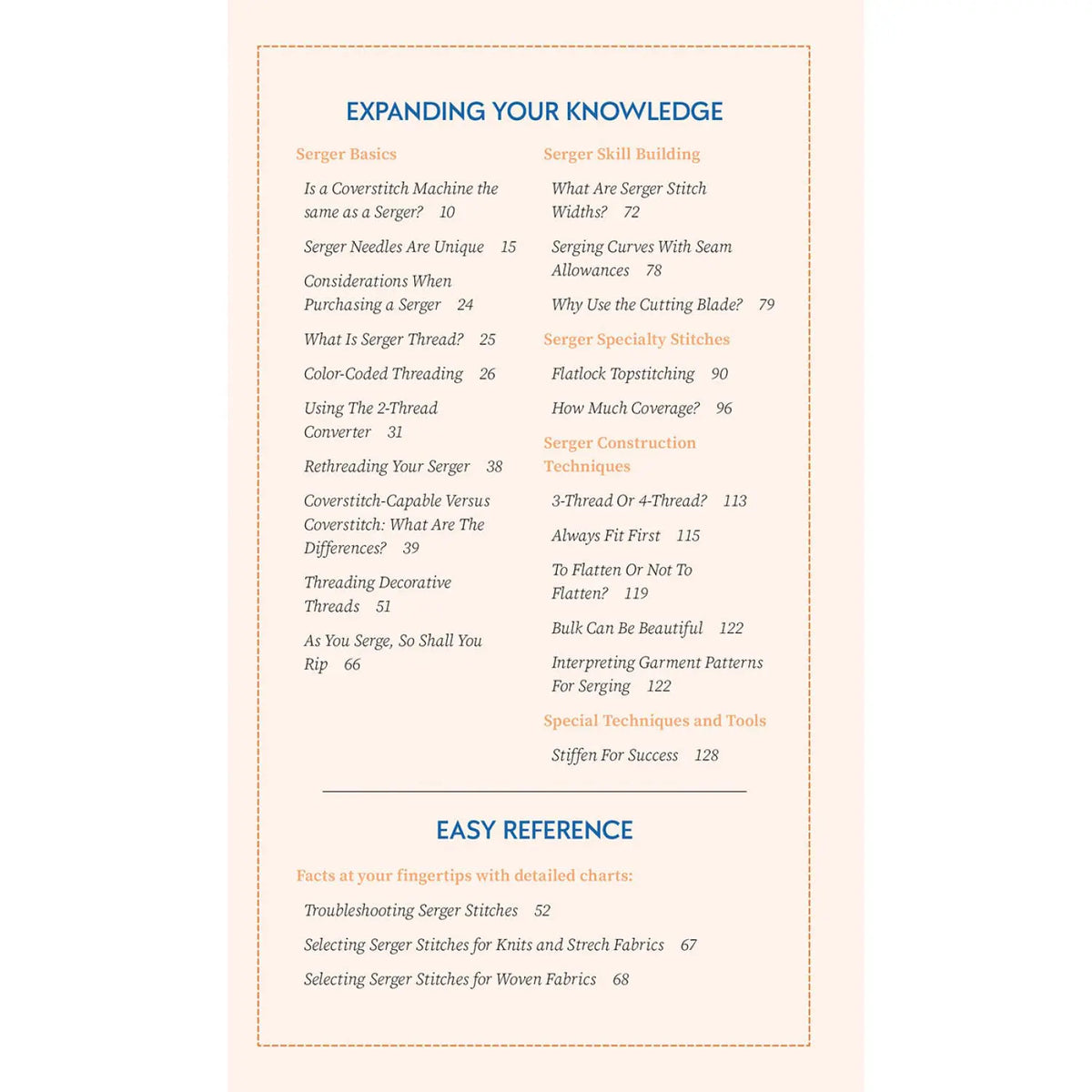 Essential Serger Reference Tool Your Quick and Easy Visual Guide