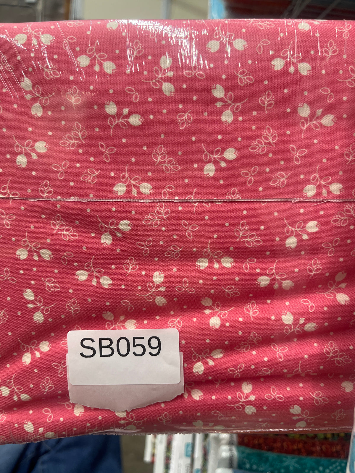 Glorious Garden Pink quilting fabric short bolt 5 yards