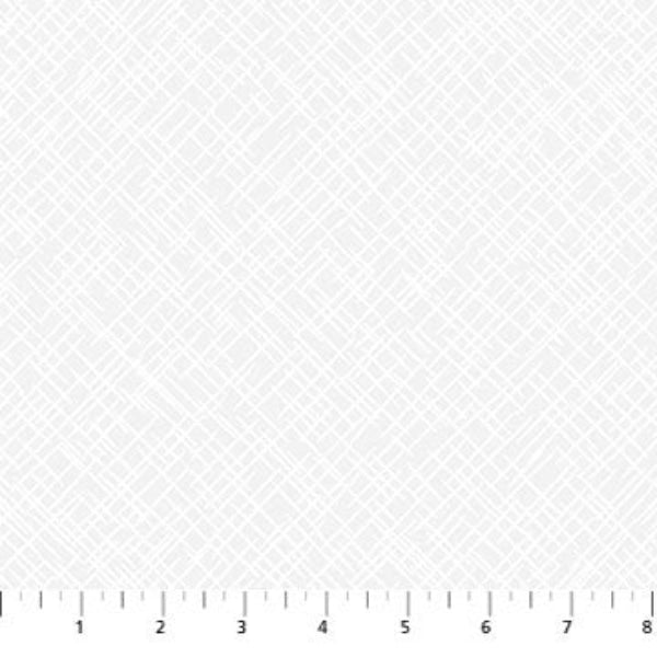 Basically Black & White Open Weave White on White Fabric Yardage
