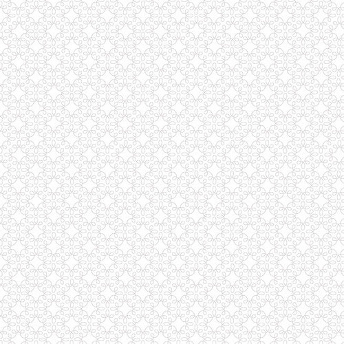 Modern Melody Basics Light Grey on White Fabric Yardage