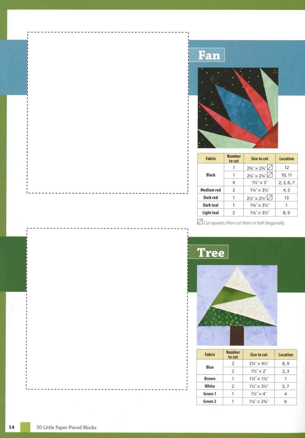 50 Little Paper-Pieced Blocks - image 6 - quilting supply from Quilted Joy