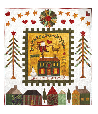 Quilt Panel Magic completed panel quilt full display view