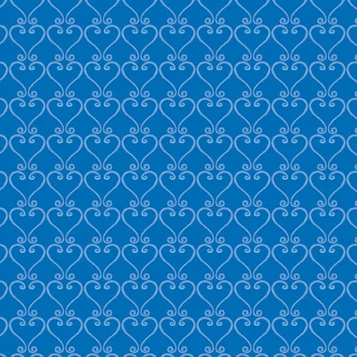 All American Gnomes Dark Royal Fabric Yardage