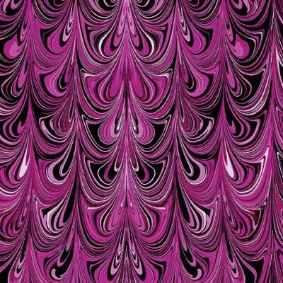Needlestars Fuchsia Chandelier Fabric Yardage