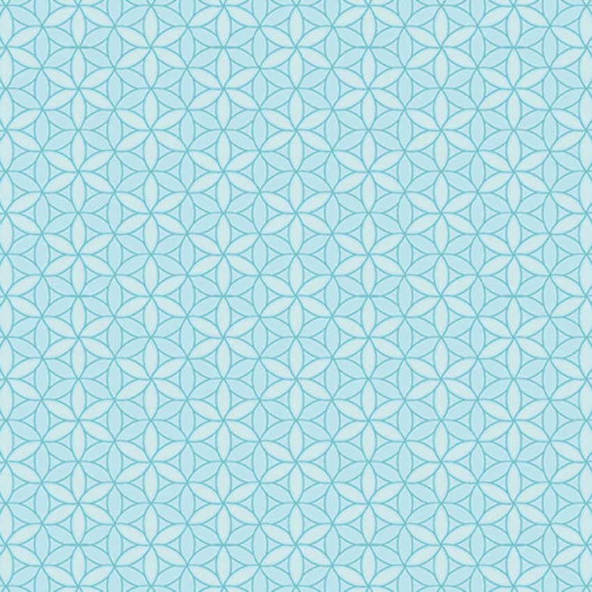 Lace Aqua Fabric Yardage - quilt fabric for sewing and quilting projects