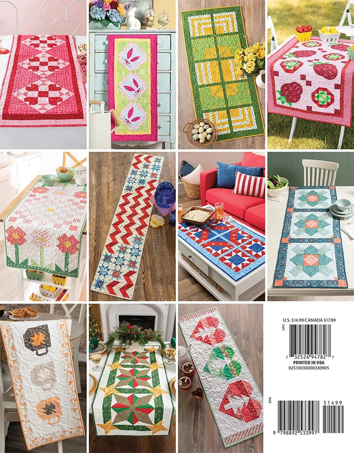 Season by Season Table Runners Quilt Book - image 2 - quilting book with patterns and instructions