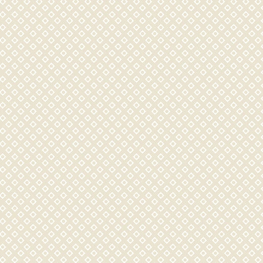 Classic Keepsakes Ecru Diamond Geo Fabric Yardage - quilt fabric for sewing and quilting projects