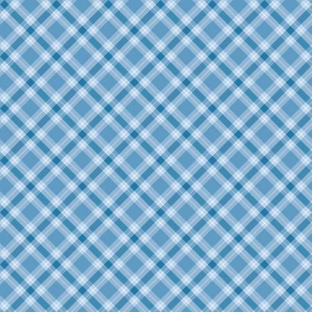 Plaid Light Blue 108" Wide Quilt Backing Fabric