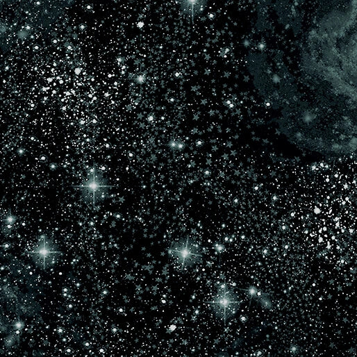 Harry Potter Magic Black/Charcoal Fabric Yardage