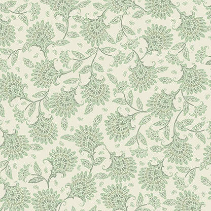 Whimsy Floral Pistachio 108" Wide Quilt Backing Fabric - image 1 - wide quilt backing fabric for longarm quilting