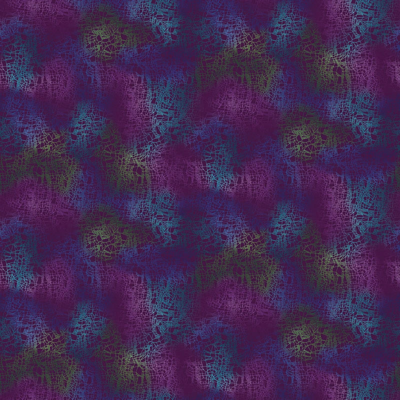 Dragonfly Wonder Plum/Multi Cirrus Texture Fabric Yardage - quilt fabric for sewing and quilting projects