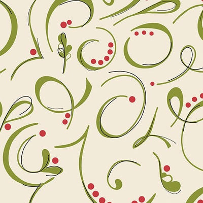 Bushel & Bloom Sage/Natural Sprout and About 108" Wide 3 Yard Quilt Fabric Back Pack