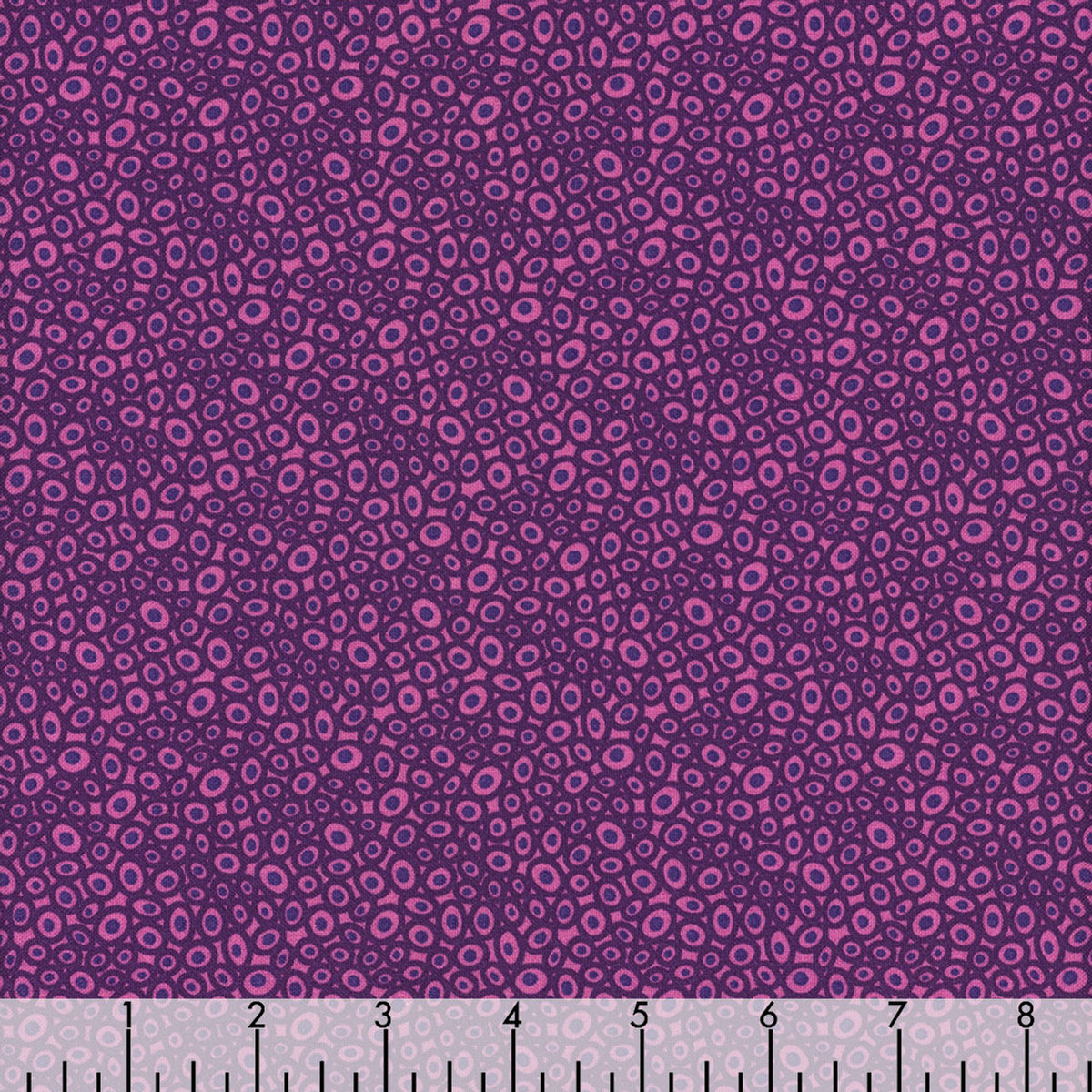 Transparency Magenta Beads Fabric Yardage