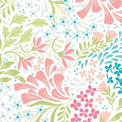Garden Dalliance Coral First Impressions 108 inch 3 yard quilt back pack