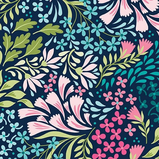 Garden Dalliance Indigo First Impressions 108 inch 3 yard quilt back pack