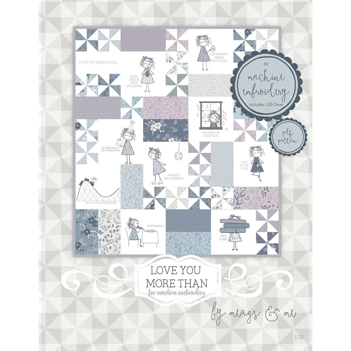 Love You More Than Quilt Pattern