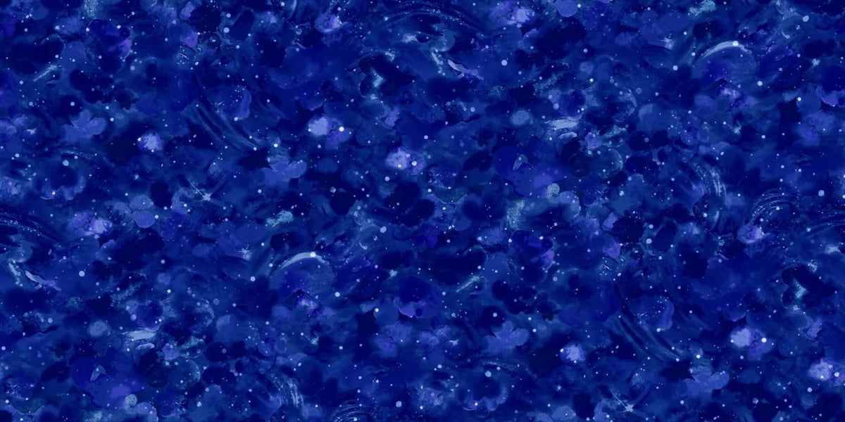 Clouds Deep Blue 118" Wide 3 Yard Quilt Fabric Back Pack - image 1 - quilting supply from Quilted Joy
