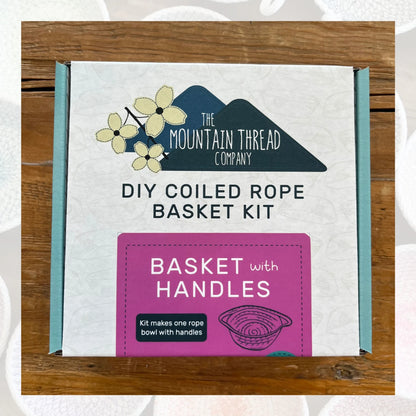 Coiled Rope Basket Kit with Handles