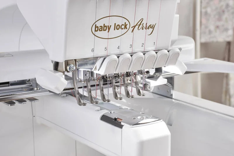 Baby Lock Array 6 Needle Embroidery Machine - image 2 - Baby Lock sewing machine or accessory