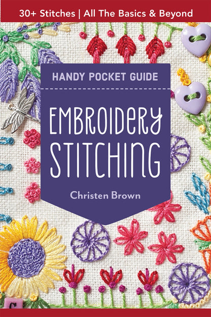 Embroidery Stitching Handy Pocket Guide - image 1 - quilting supply from Quilted Joy