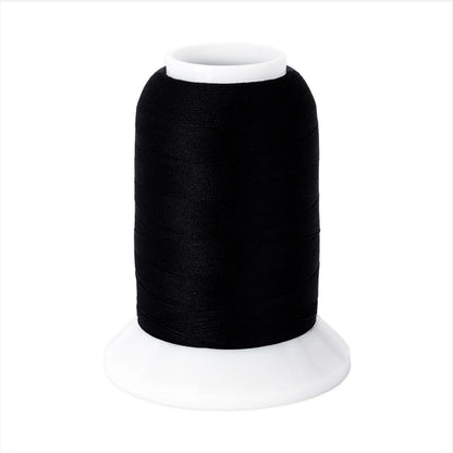 Woolly Nylon #BLK Black 1000m - image 1 - quilting supply from Quilted Joy
