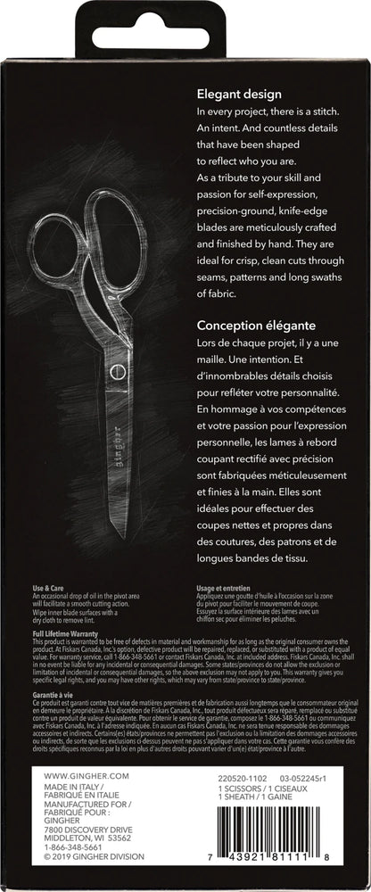 Gingher 8in Knife Edge Dressmaker Shears - image 3 - quilting supply from Quilted Joy