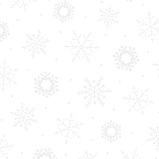 Quilting Illusions White Snowflake Fabric Yardage - quilt fabric for sewing and quilting projects