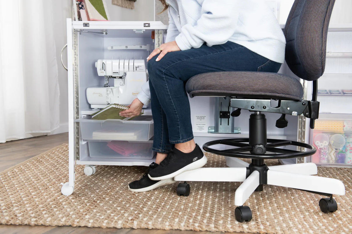 Koala Eclipse Sewing Cabinet in White - image 3 - quilting tool and notions accessory