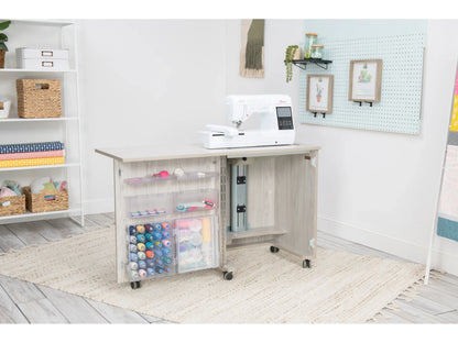 Koala Compact Sewing Cabinet in White - image 5 - quilting supply from Quilted Joy