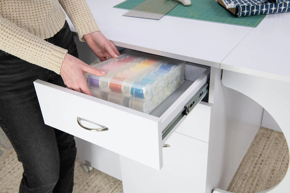 Koala Studios Cutting Table in White - image 5 - quilting supply from Quilted Joy