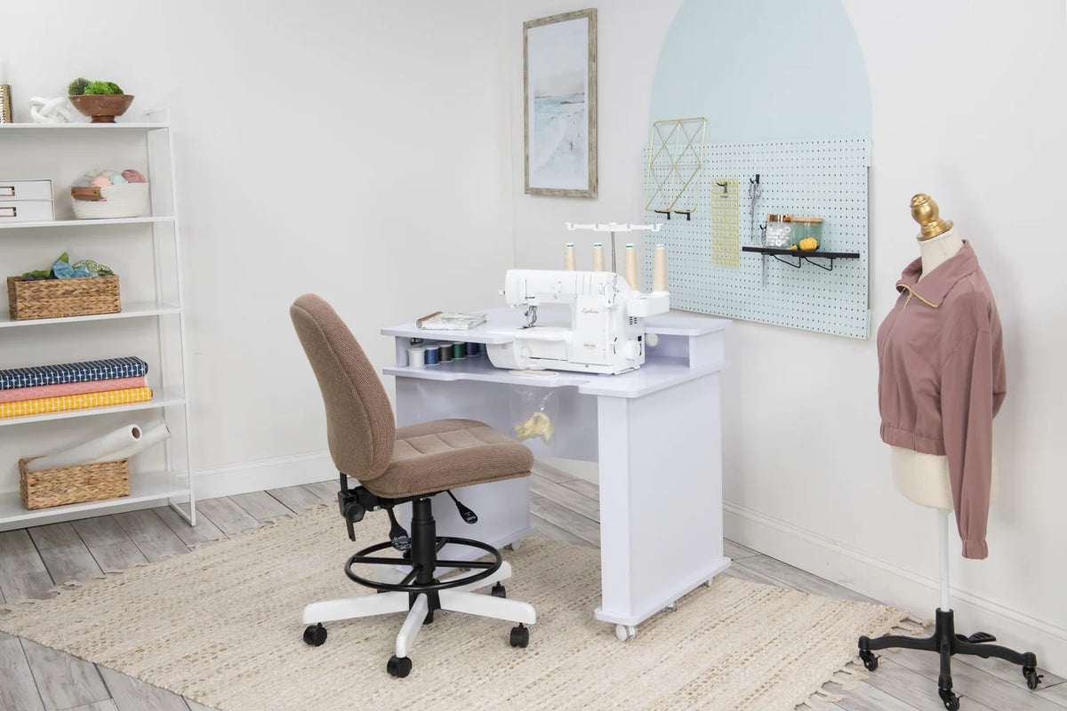 Koala Studios Serger Center in White- Floor Model- NEW IN BOX- Deep Discount Louisville Pickup ONLY - serger sewing machine 