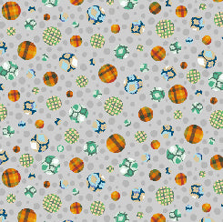 Woodland Winter nature scene quilting fabric by QT Fabrics