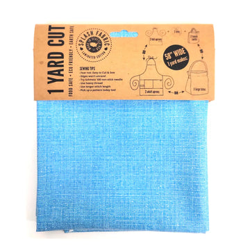 Laminated Cotton, Blue Jay Print, 1 Yard Precut