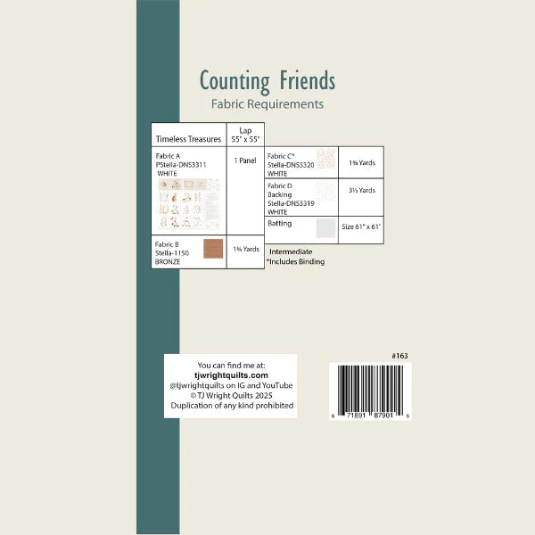Counting Friends Quilt Pattern - image 2 - quilting pattern with step-by-step instructions
