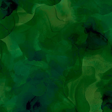 Aura Evergreen watercolor blender cotton quilting fabric yardage