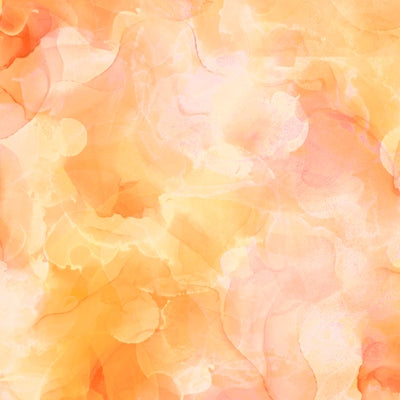Aura Apricot Watercolor Blender Fabric Yardage