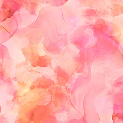 Aura Carnation Watercolor Blender Fabric Yardage