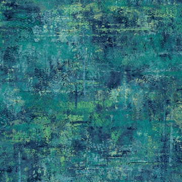 Vibe Teal mottled blender quilting fabric yardage in teal