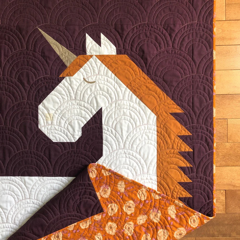 Unicorn Garden Quilt Pattern - image 5 - quilting pattern with step-by-step instructions