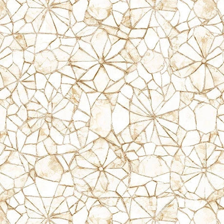 Lumenique Birch Mosaic 118" Wide Yardage 3 Yard Quilt Fabric Back Pack - quilt fabric for sewing and quilting projects