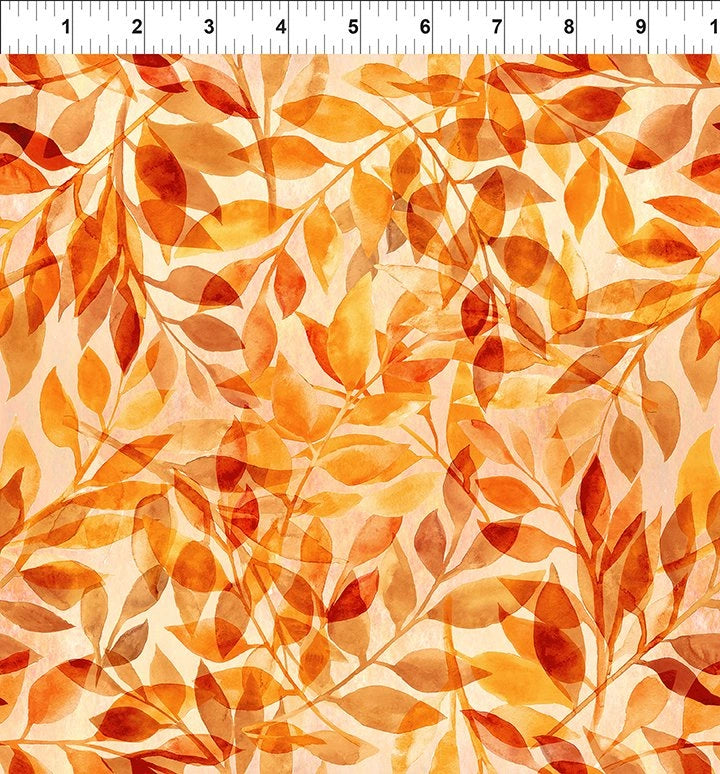 Reflections of Autumn II Shadow Branches Fabric Yardage