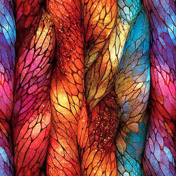 Dreamweaver Multi Color Scales Fabric Yardage at Quilted Joy