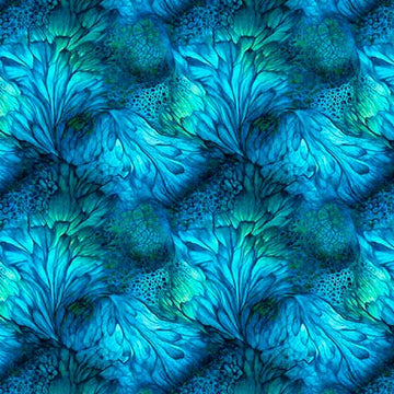 Dreamweaver Ocean Foilage Fabric Yardage at Quilted Joy