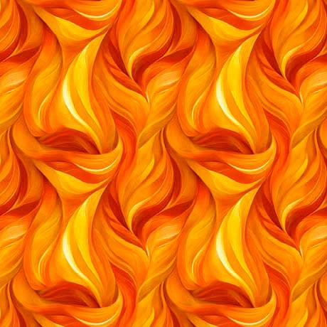 Dreamweaver Orange Flames Fabric Yardage at Quilted Joy