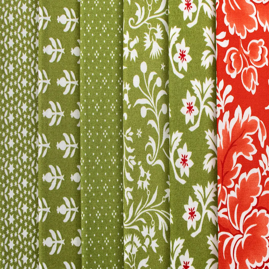 Buon Natale Fat Quarter Bundle - image 2 - fat quarter quilt fabric cut